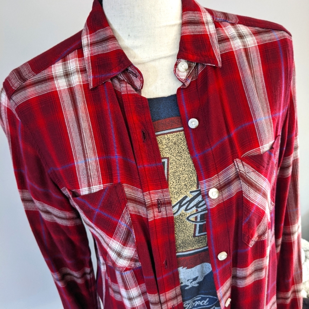 Plaid top